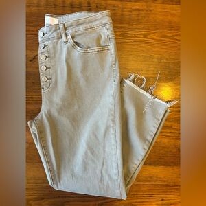 Buckle VERVET High Rise Stretch Raw Hem Jeans 32